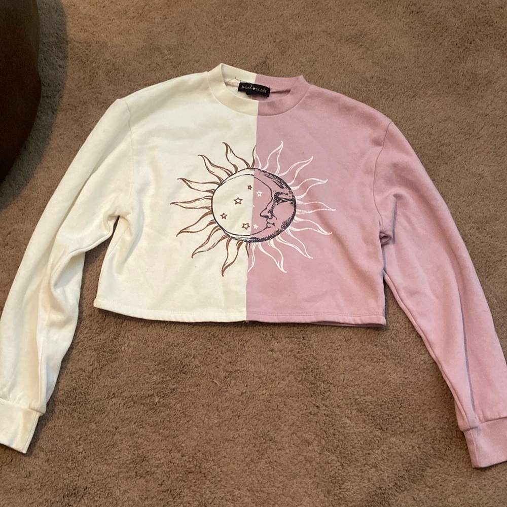 Cropped sweatshirt